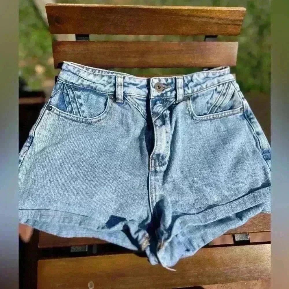 Pacsun‎ Bullhead Denim Jeans Mom Shorts Y2K Western Bohemian